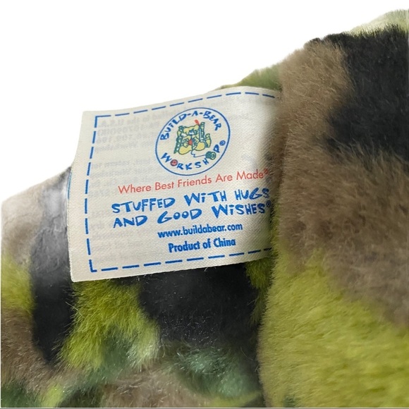 Lot of 2 Build-A-Bears Hearts & Paws & Camouflage - Picture 5 of 10